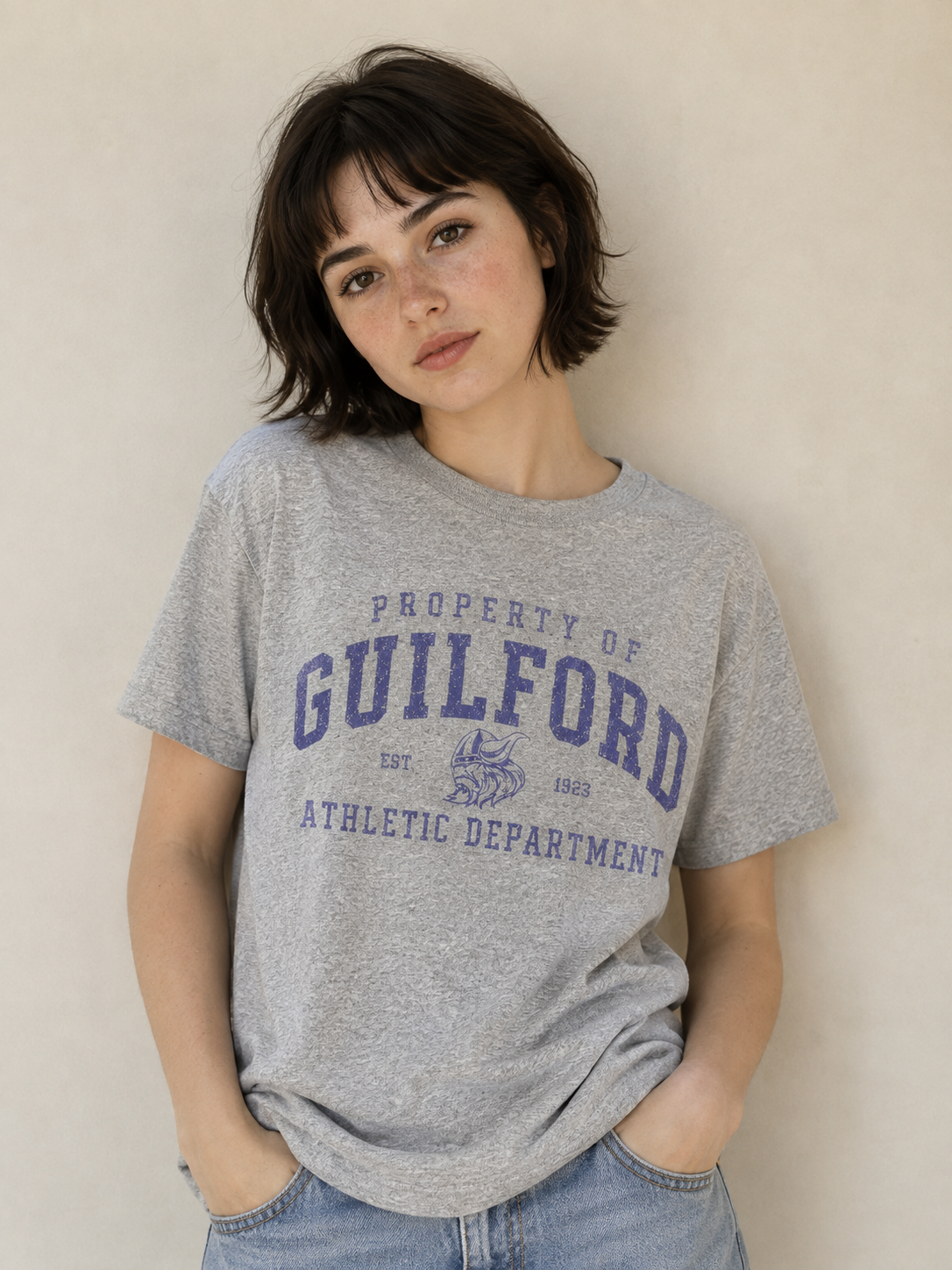 GHS - T-Shirt - Property Of - Gray w/ Navy