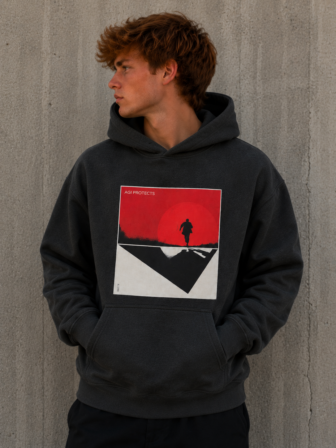 AGI - Hoodie - Horizon Runner - Charcoal Gray