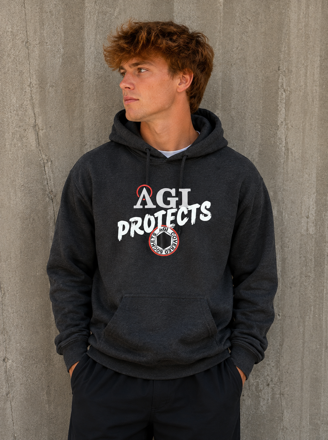AGI Protects Diagonal - Hoodie