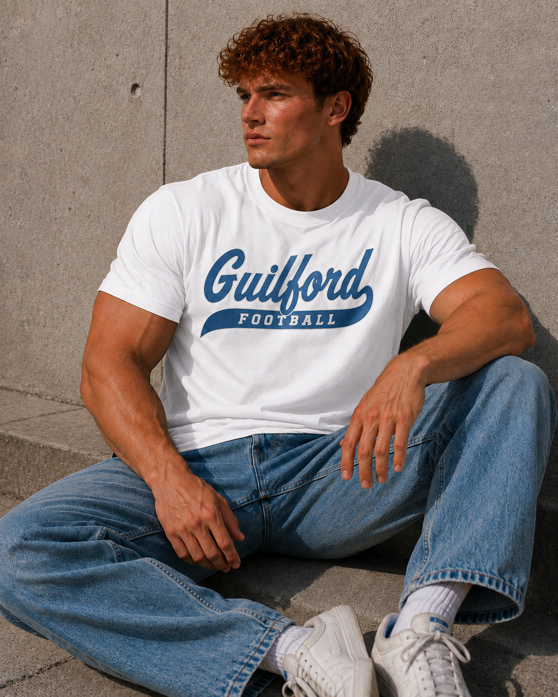 Guilford Football Script - T-Shirt