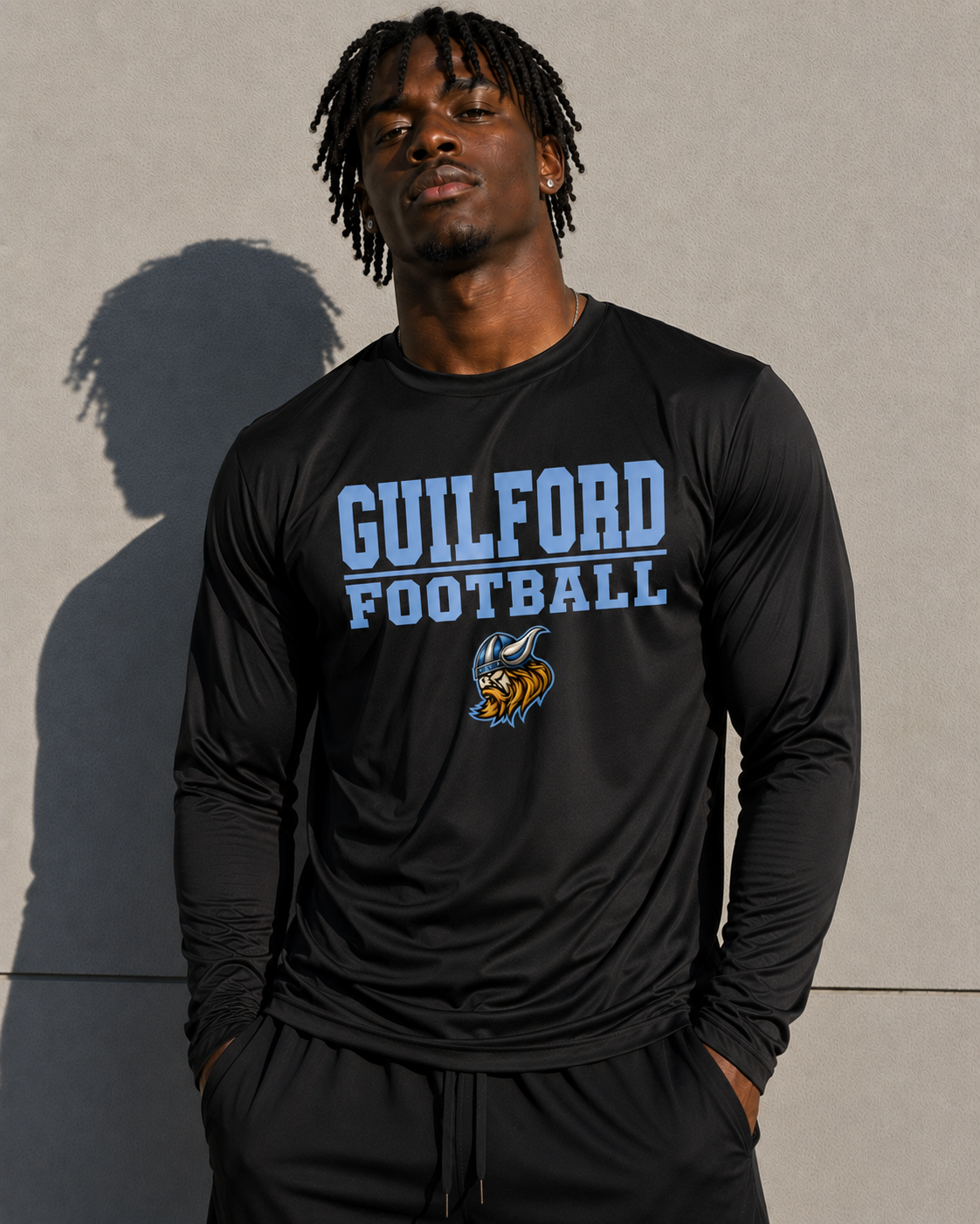 Guilford Football - Dry Fit Long Sleeve
