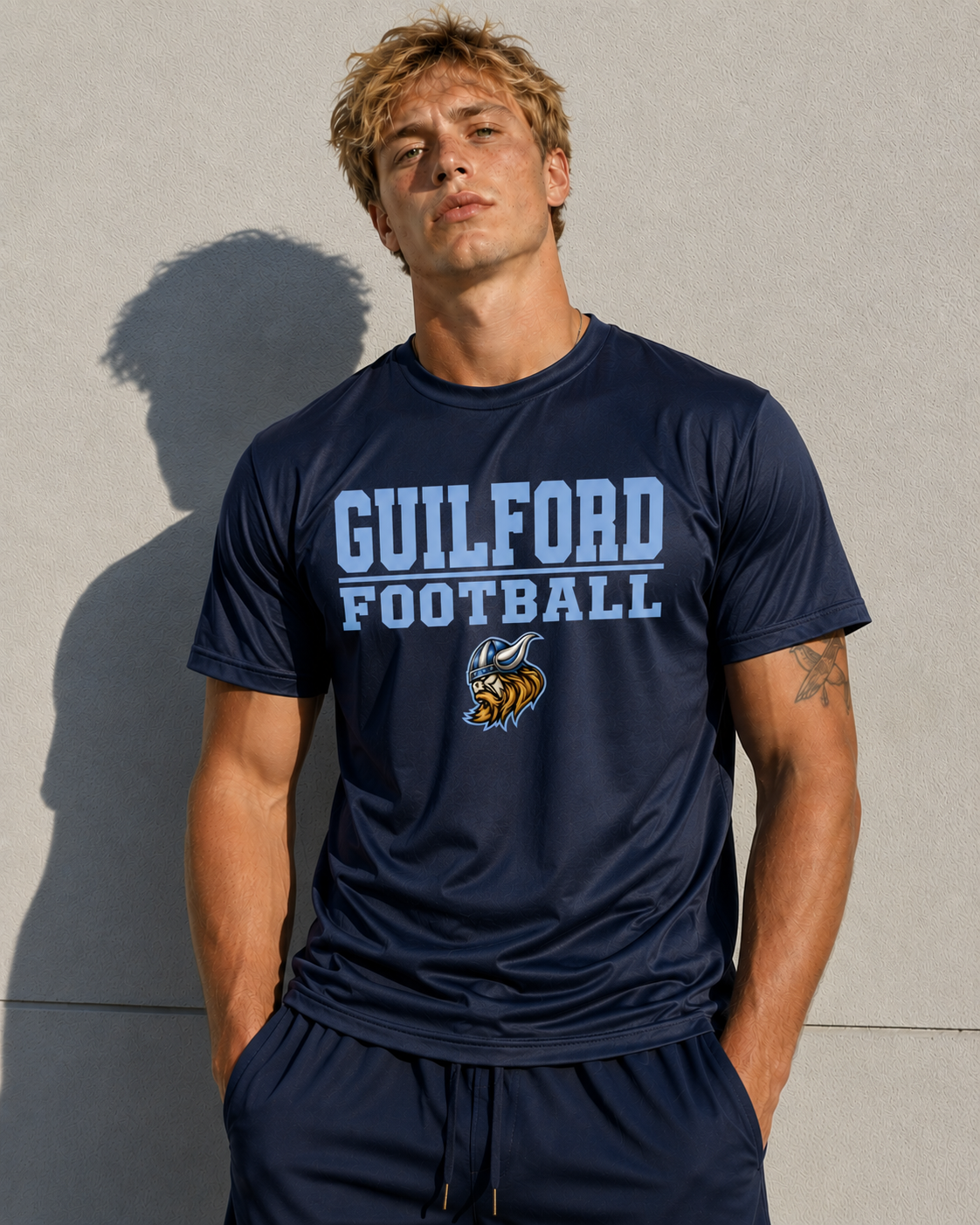 Guilford Football - Dry Fit T-Shirt