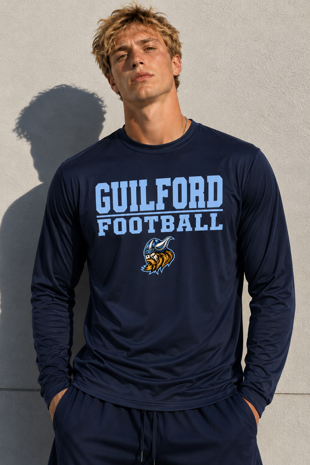 Guilford Football - Dry Fit Long Sleeve